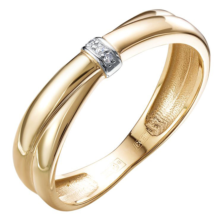 Кольцо, золото, бриллиант, К112-7146